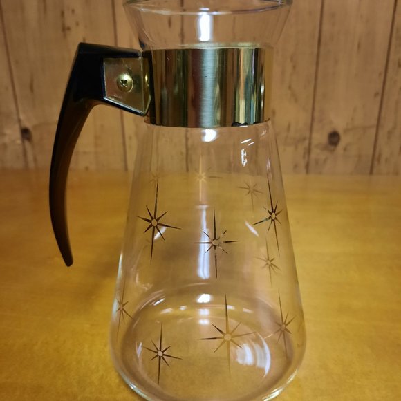 Corningware Kitchen Vintage Glass Corning Coffee Pot Atomic Starburst Pattern Poshmark